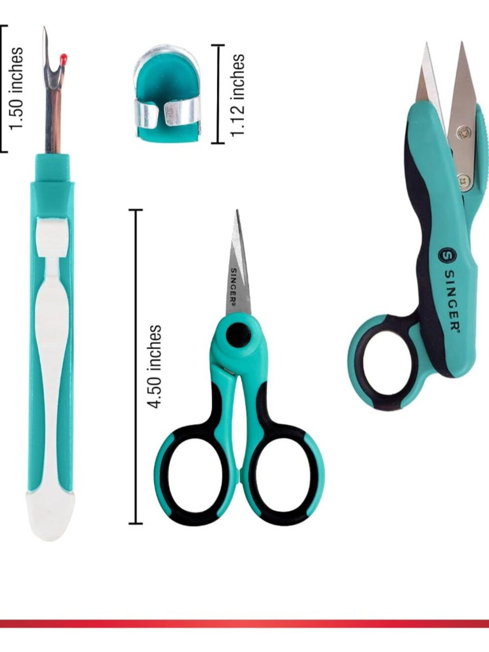 ProSeries Sewing Tool Kit, Scissors & Seam Ripper Bundle, 3 Count - Picture 7 of 9